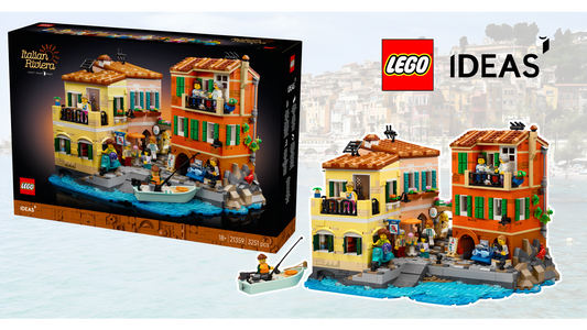 LEGO 21359 Italian Riviera brings Euro summer vibes home.