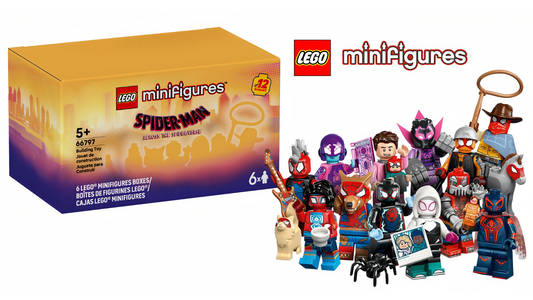 Pre-orders begin for LEGO 66797 Spider-Man Across the Spider-Verse 6-Pack minifigs