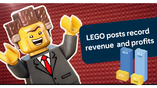 LEGO Group sees record revenue and profits in strong 2024 results.
