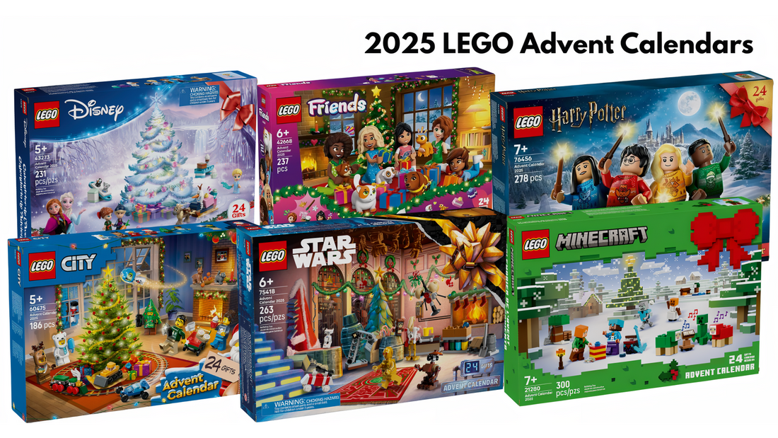 2025 LEGO Advent Calendars unveiled, featuring first LEGO Minecraft edition!