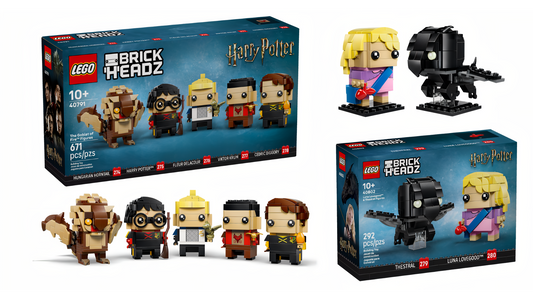 Two upcoming LEGO Harry Potter Brickheadz sets unveiled for Sept 2025
