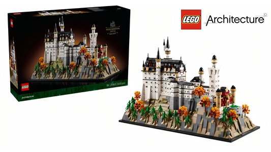 LEGO Architecture 21063 Neuschwanstein Castle honors the famed 19th century Bavarian palace.