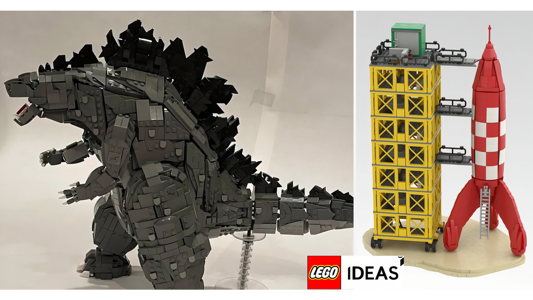 LEGO Godzilla and TinTin Rocket are your next Ideas sets!