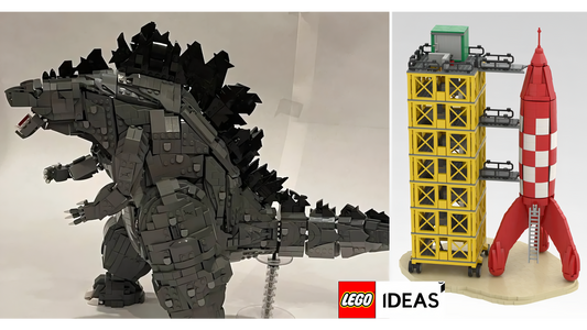 LEGO Godzilla and TinTin Rocket are your next Ideas sets!