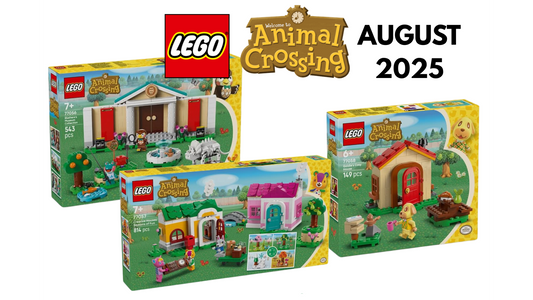 LEGO Animal Crossing 2025 sets feature Blathers, Goldie, Stitches & more