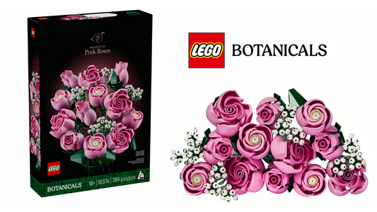 LEGO 10374 Pink Roses Bouquet arrives 1 October 2025