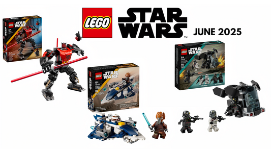 LEGO Star Wars Summer 2025 wave brings Plo Koon, Darth Maul Mech, more Troopers!
