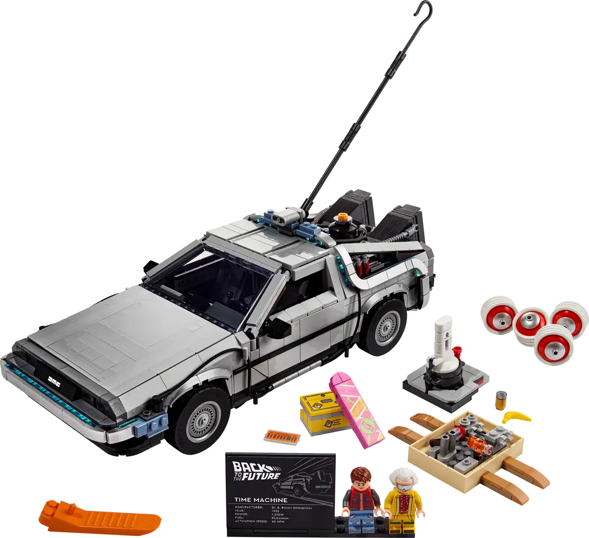 LEGO Icons Back to the Future Time Machine 10300