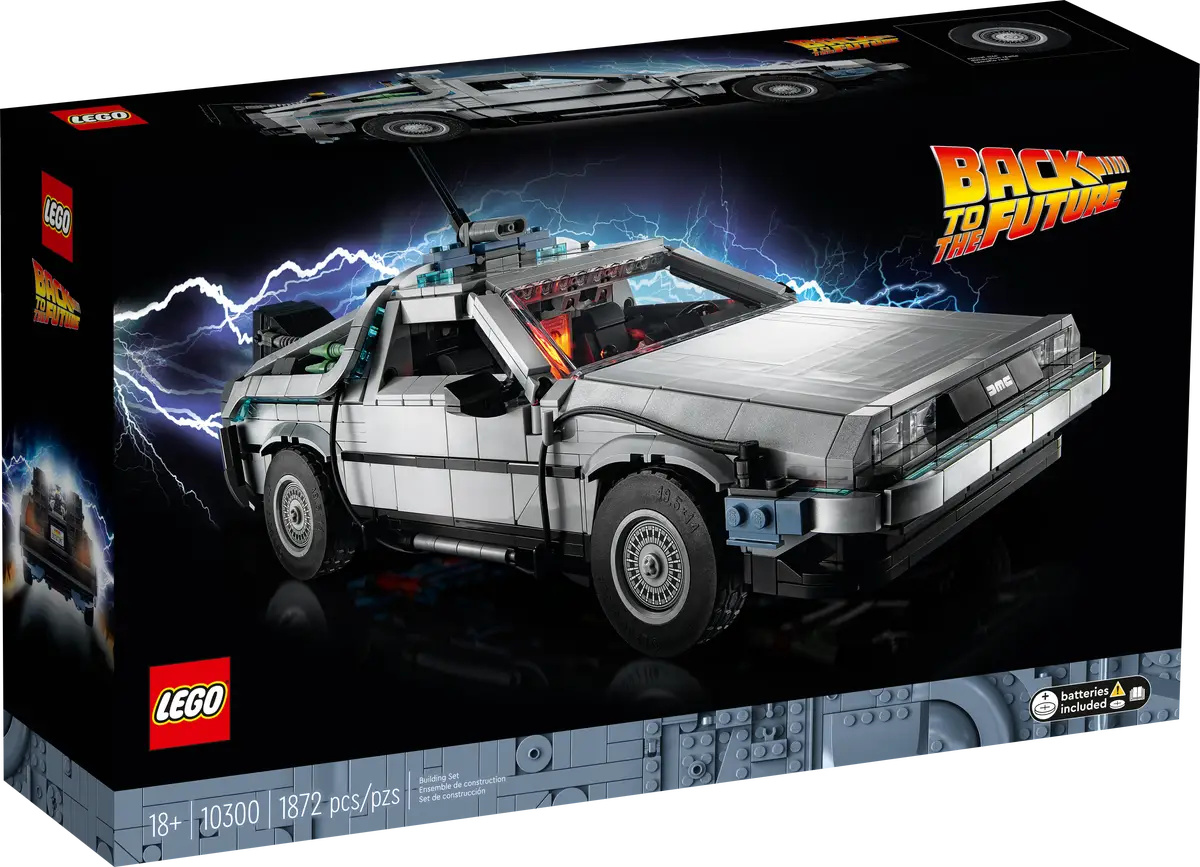 LEGO Icons Back to the Future Time Machine 10300