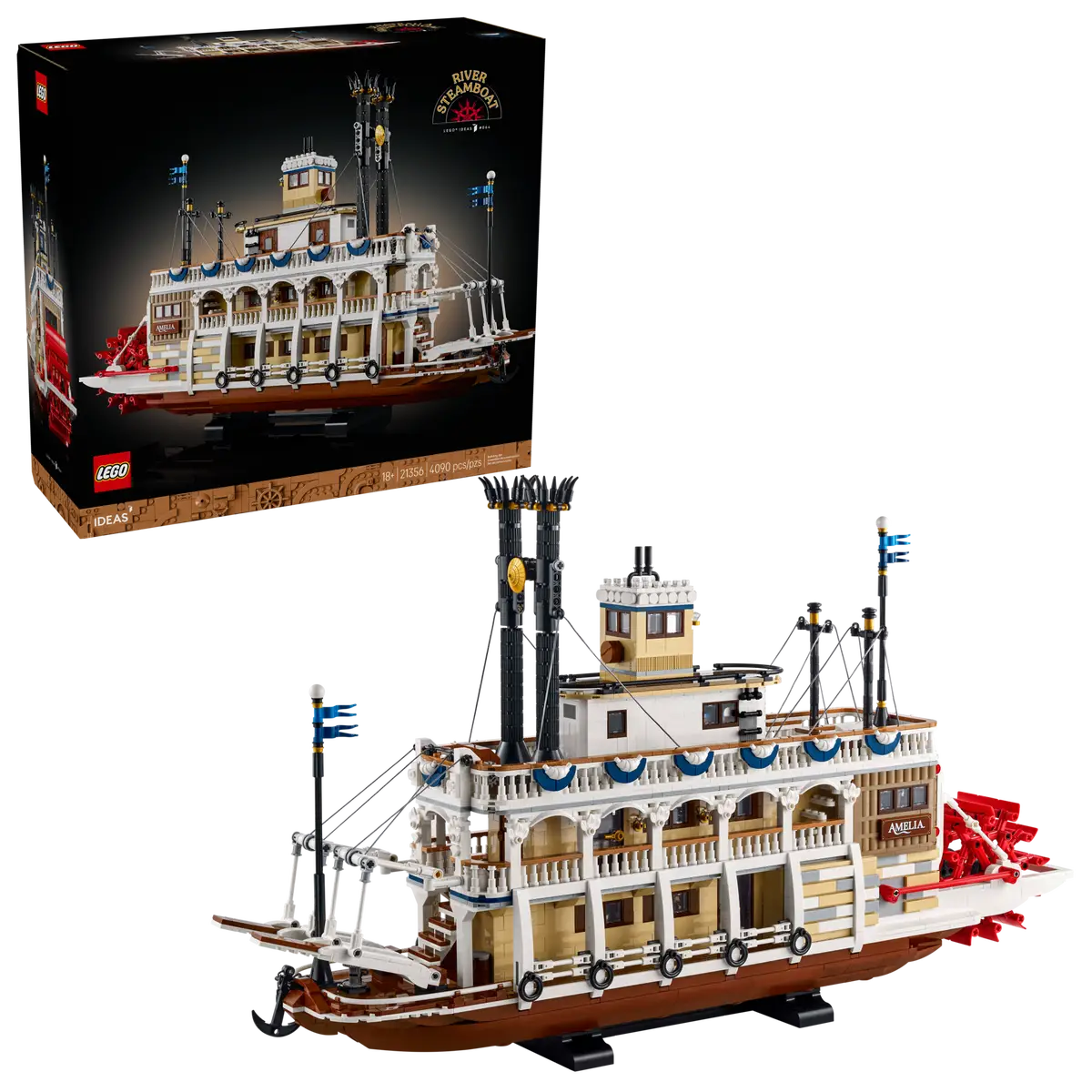 LEGO Ideas River Steamboat 21356