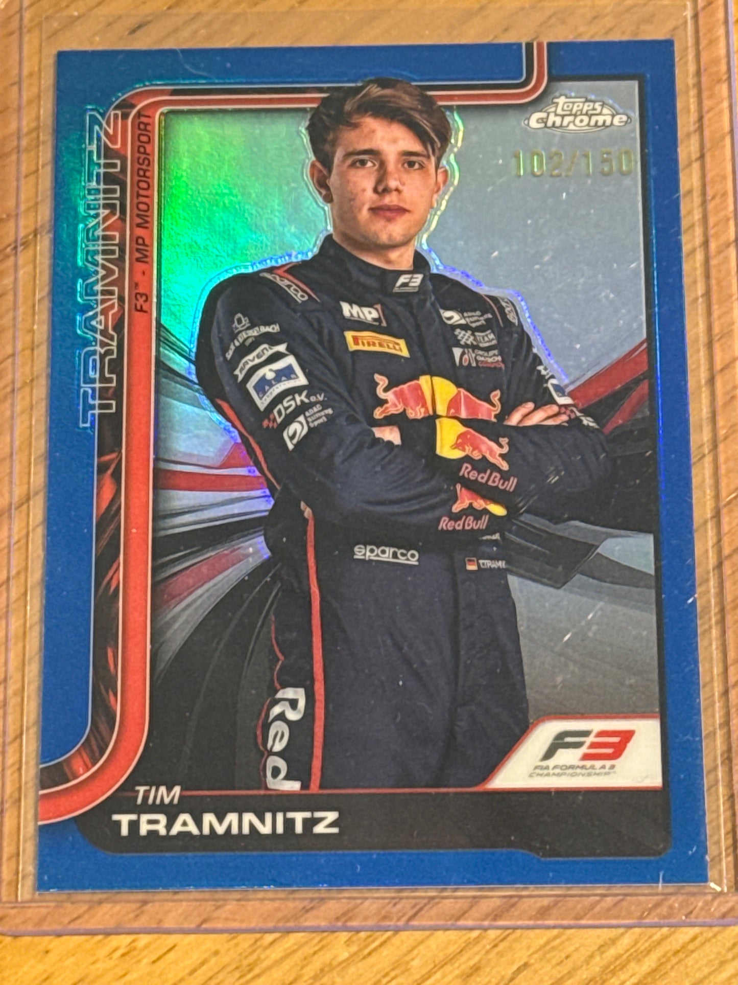 Tim Tramnitz 102/150 Blue #49 - Topps F1 Chrome 2025