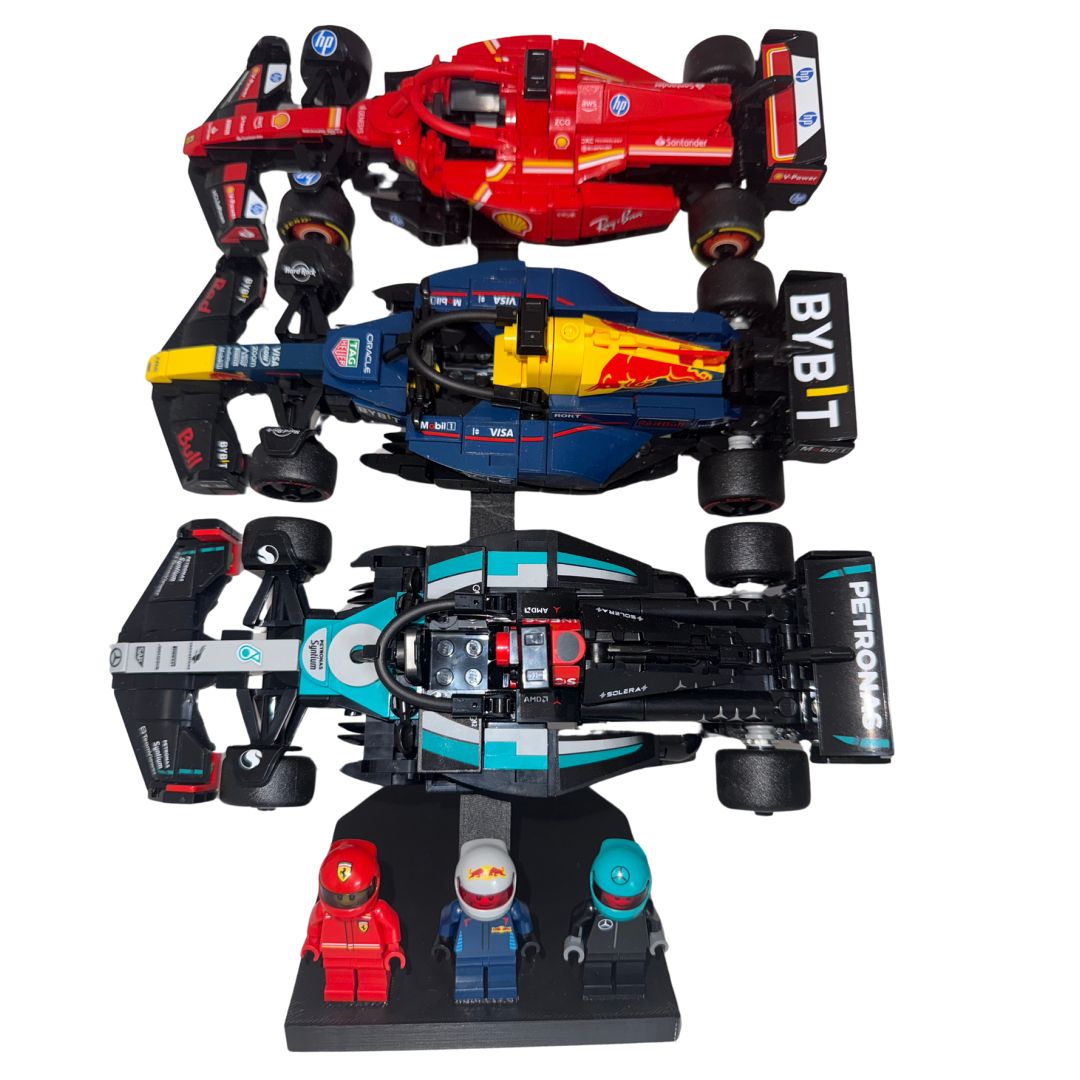 Outback Bricks 3 Car Display Riser For LEGO Speed Champions