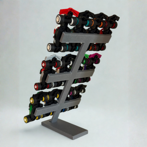 Outback Bricks Display stand for LEGO F1 Race Car Collectables - Silver Edition