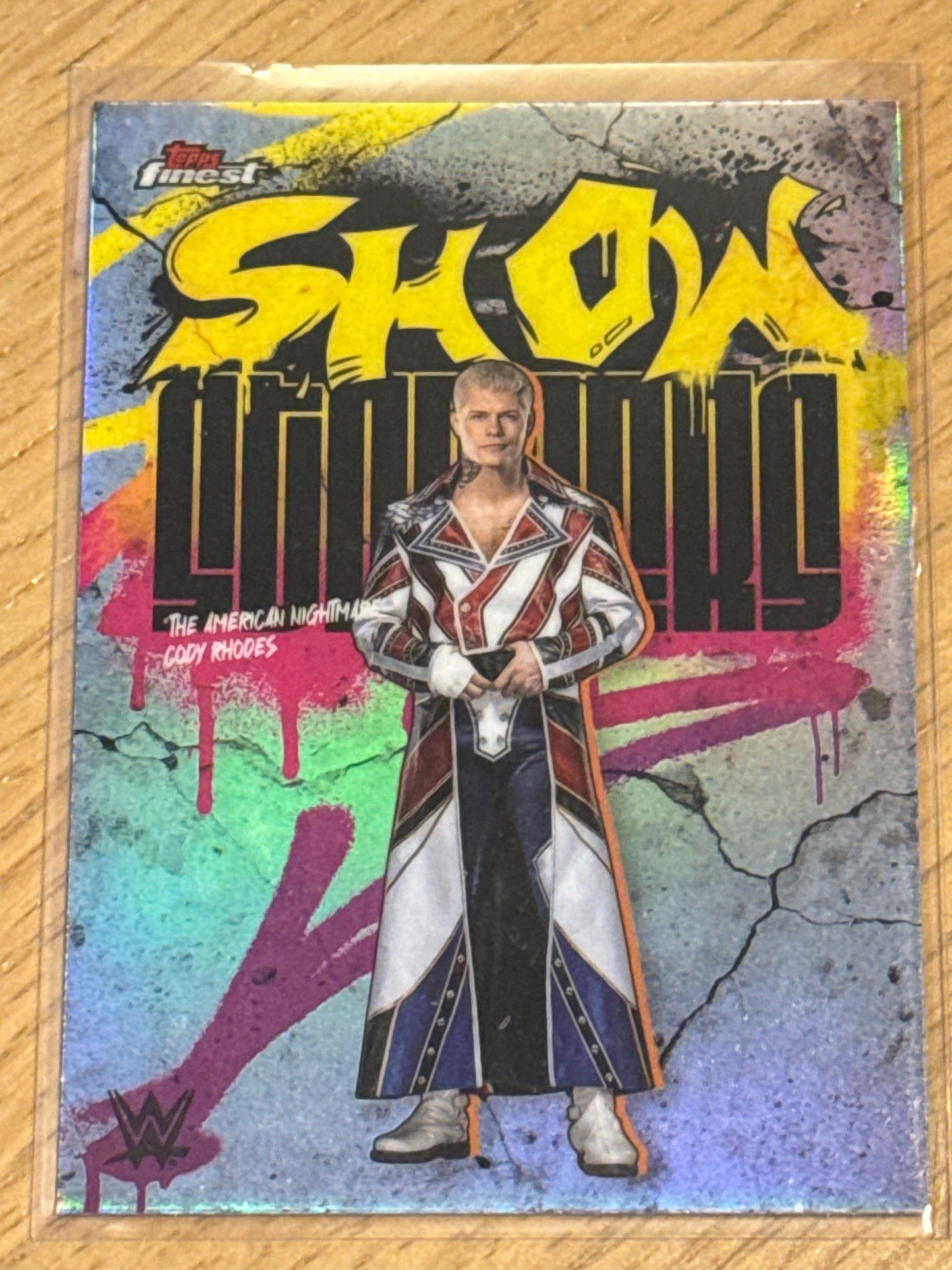 Cody Rhodes Show Stoppers Refractor #SSS-CR - Topps WWE Finest 2025