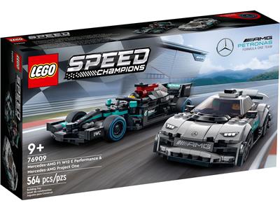 LEGO Speed Champions Mercedes-AMG F1 W12 E Performance & Mercedes-AMG Project One 76909