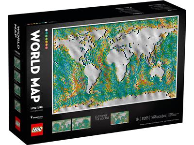 LEGO Art World Map 31203 image 0