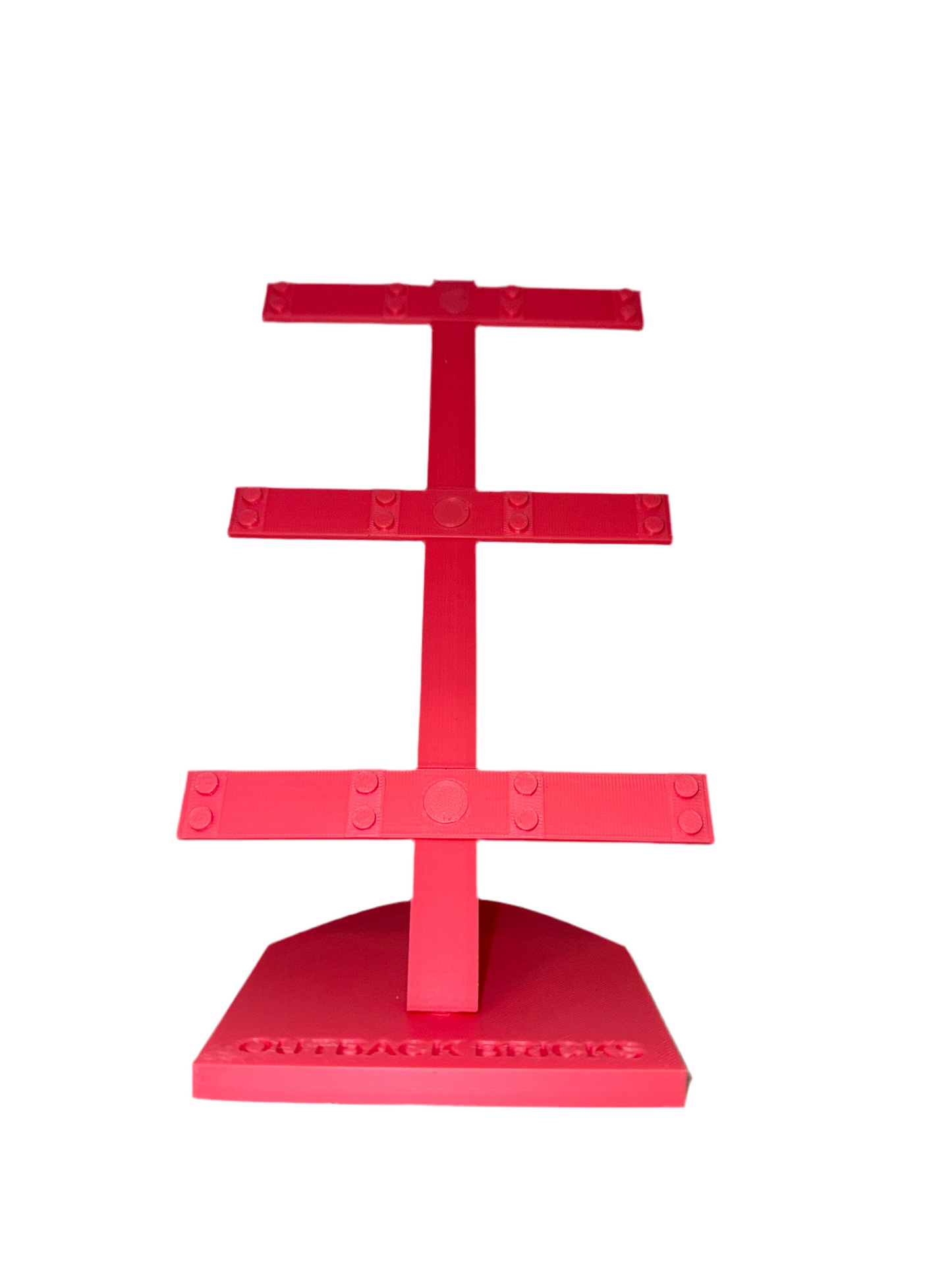 Outback Bricks Display stand for LEGO F1 Race Car Collectables - Pink Edition