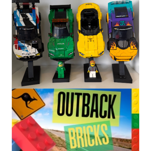 Outback Bricks 1 Car Display Stand For LEGO Speed Champions