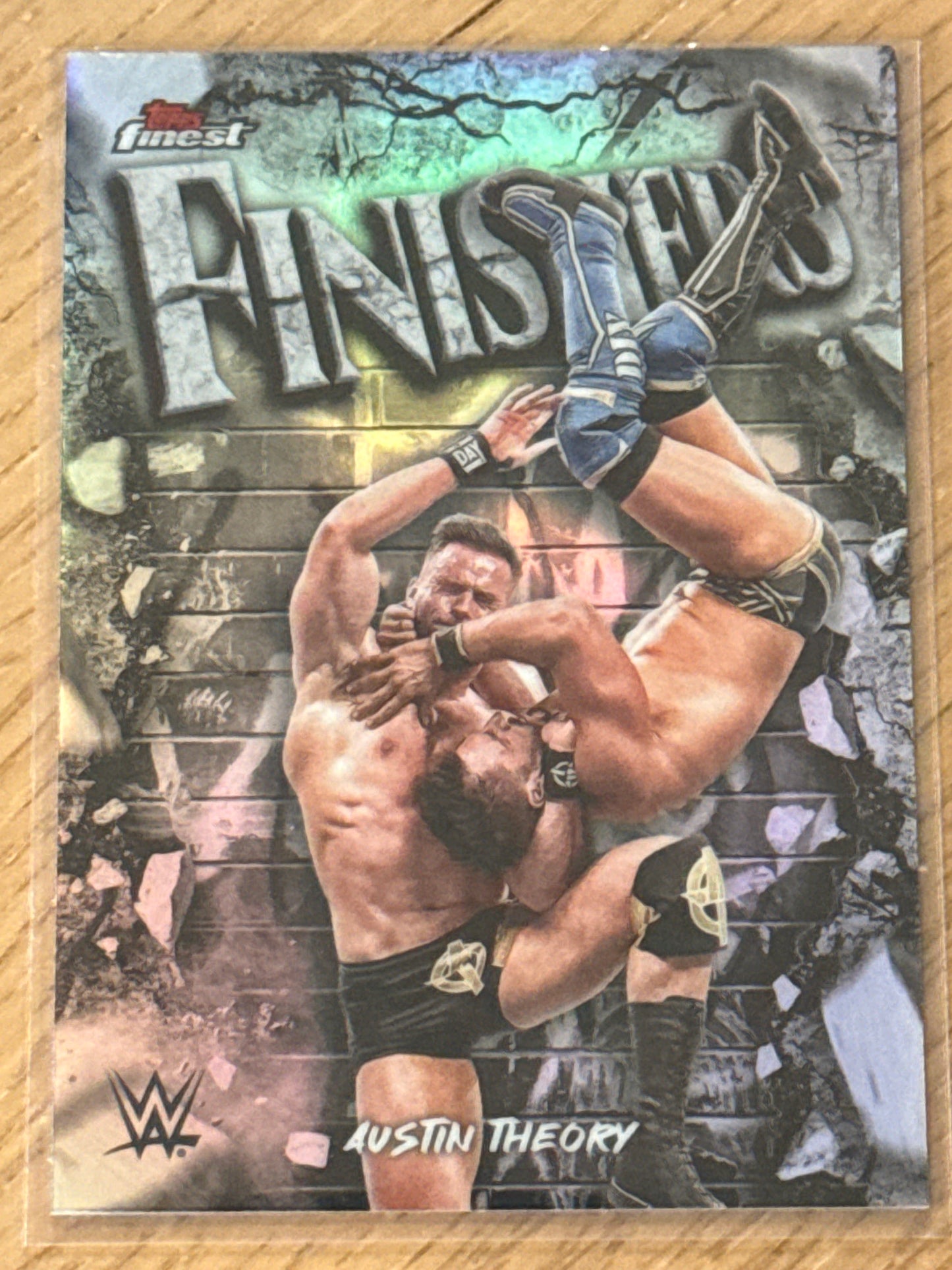 Austin Theory Finishers #FNS-AT - Topps WWE Finest 2025