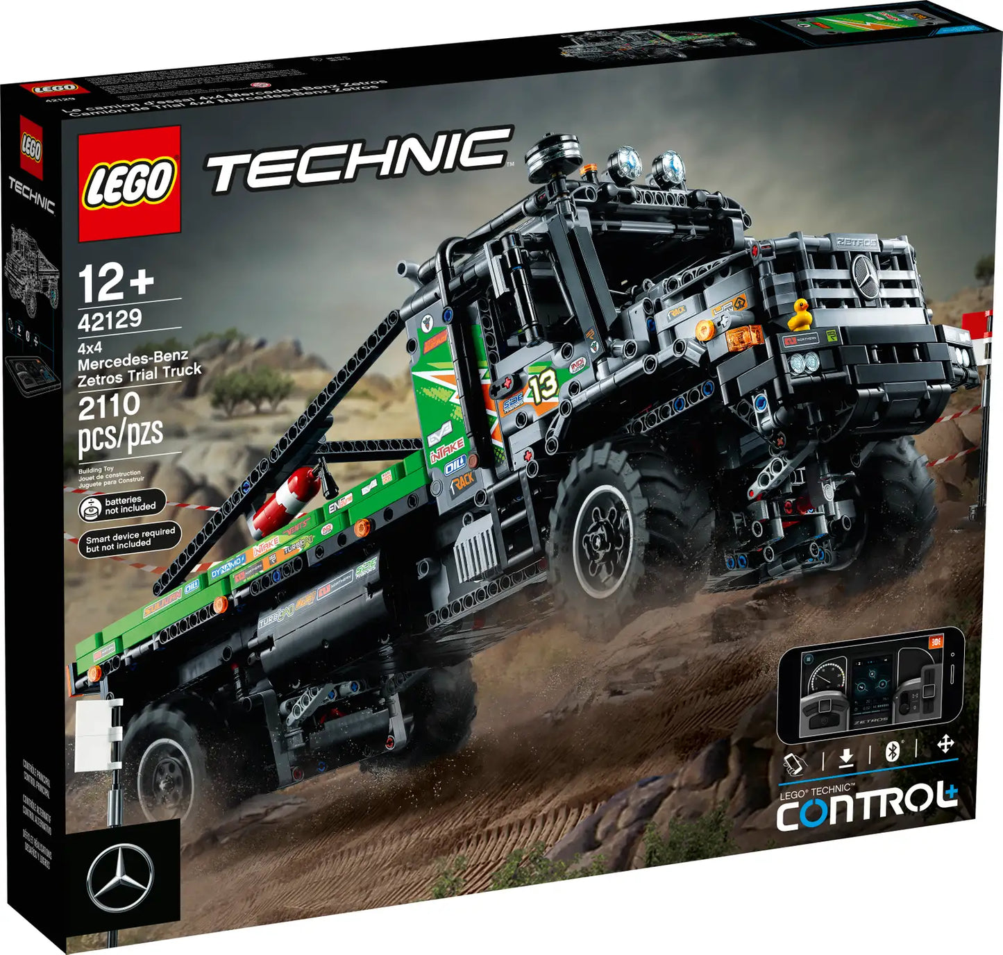 LEGO Technic 4x4 Mercedes-Benz Zetros Trial Truck 42129 image 0
