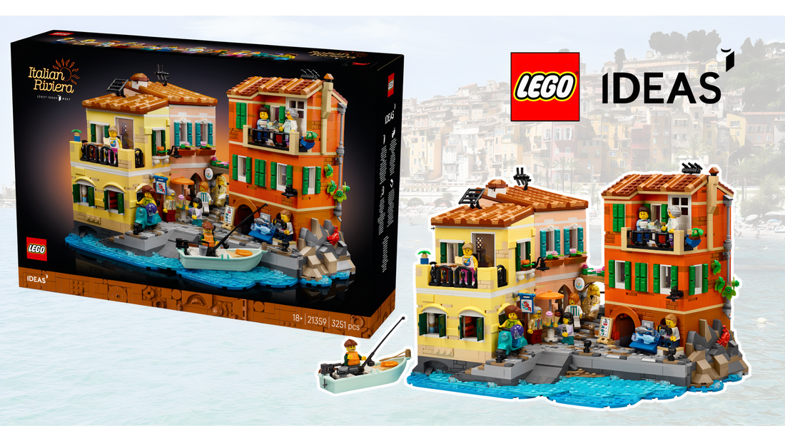 LEGO 21359 Italian Riviera brings Euro summer vibes home.