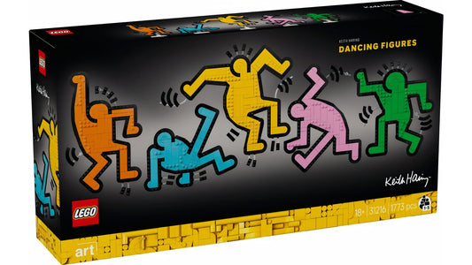 LEGO 31216 Keith Haring's Dancing Figures brings his bold graffiti style to LEGO Art!