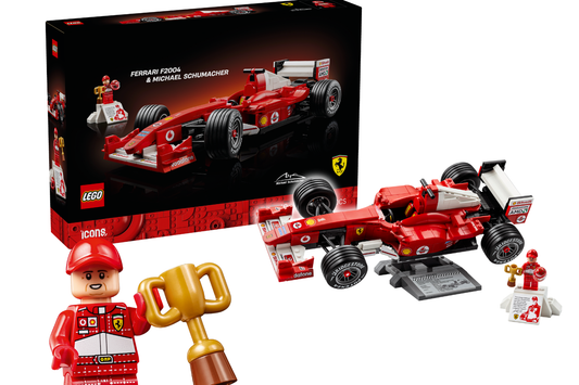 LEGO 11375 Ferrari F2004 & Michael Schumacher honors the iconic F1 champion