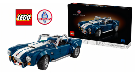 LEGO 10357 Shelby Cobra 427 S/C speeds into Icons garage July 2025!