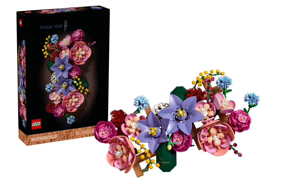 LEGO 11503 Flower Wall builds a floral trellis for your Botanicals display.