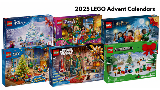 2025 LEGO Advent Calendars unveiled, featuring first LEGO Minecraft edition!