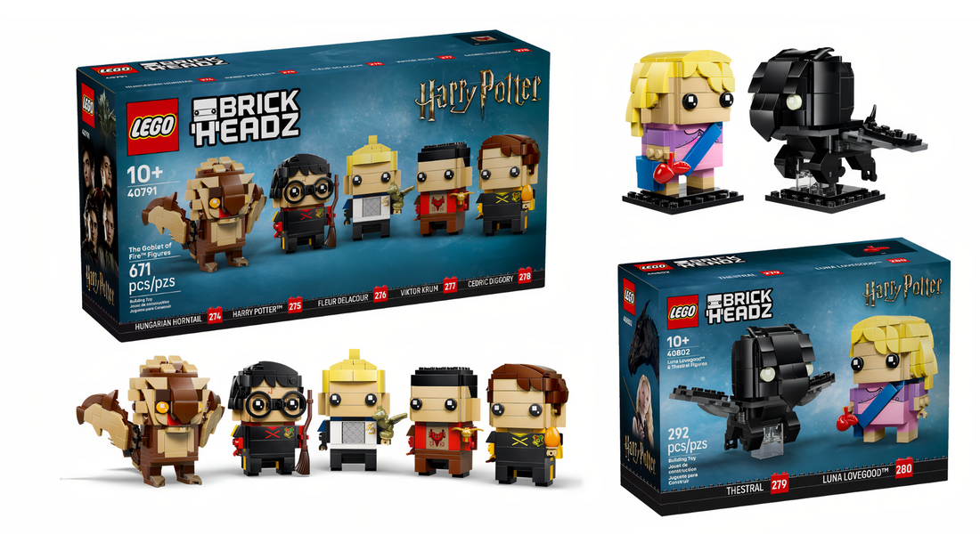 Two upcoming LEGO Harry Potter Brickheadz sets unveiled for Sept 2025