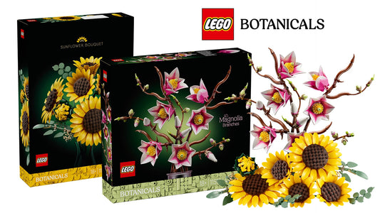 New LEGO Botanicals for March 2026: Sunflowers, Magnolia Branches!