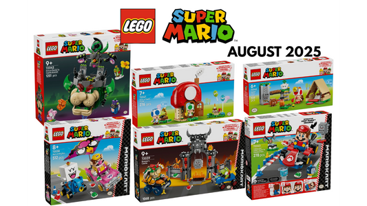LEGO Super Mario Summer 2025 sets feature Wario, Captain Toad, Prince Florian and more!