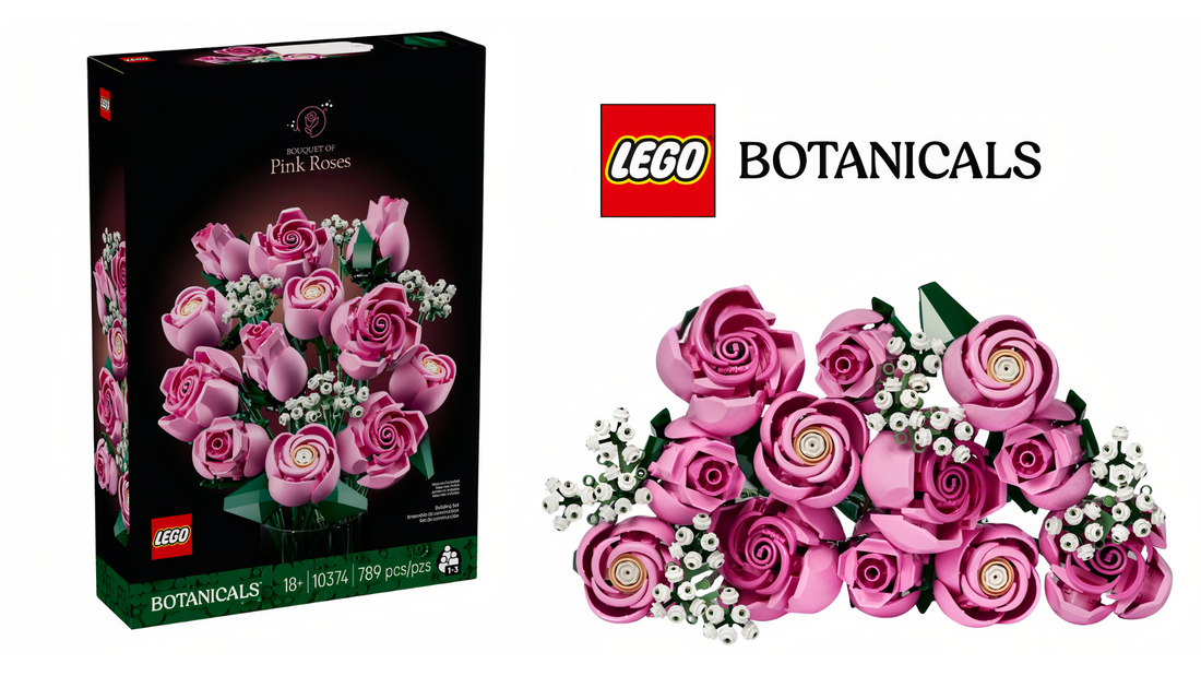 LEGO 10374 Pink Roses Bouquet arrives 1 October 2025