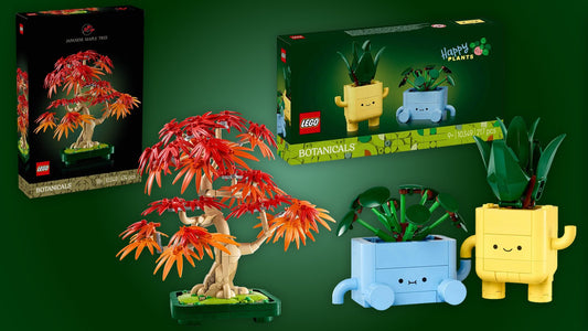 Coming June 2025: LEGO Botanicals 10349 Happy Plants and 10348 Japanese Red Maple Bonsai Tree!