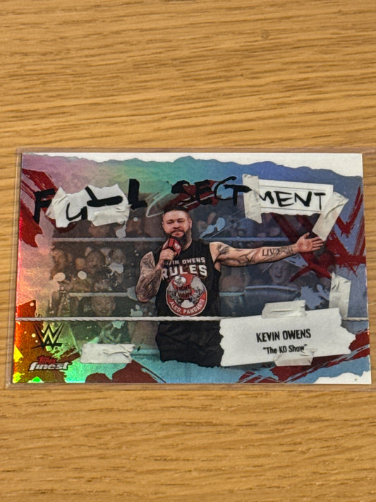 Kevins Owens - Full Segment #FS-KO - Topps WWE Finest 2025