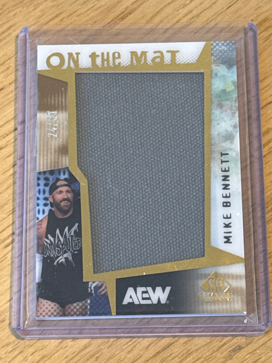 Mike Bennett 24/50 On The Mat Relics #OTM-38 - Upper Deck AEW SP Game Used 2025