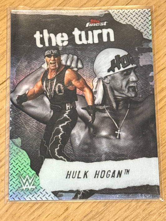 Hulk Hogan The Turn Refractor #TT-HH - Topps WWE Finest 2025