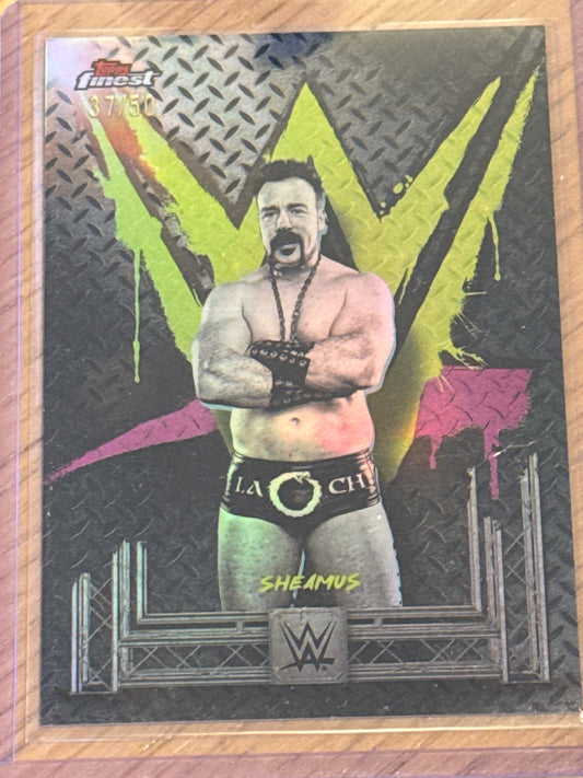 Sheamus 37/50 Common Black Refractor #59 - Topps WWE Finest 2025