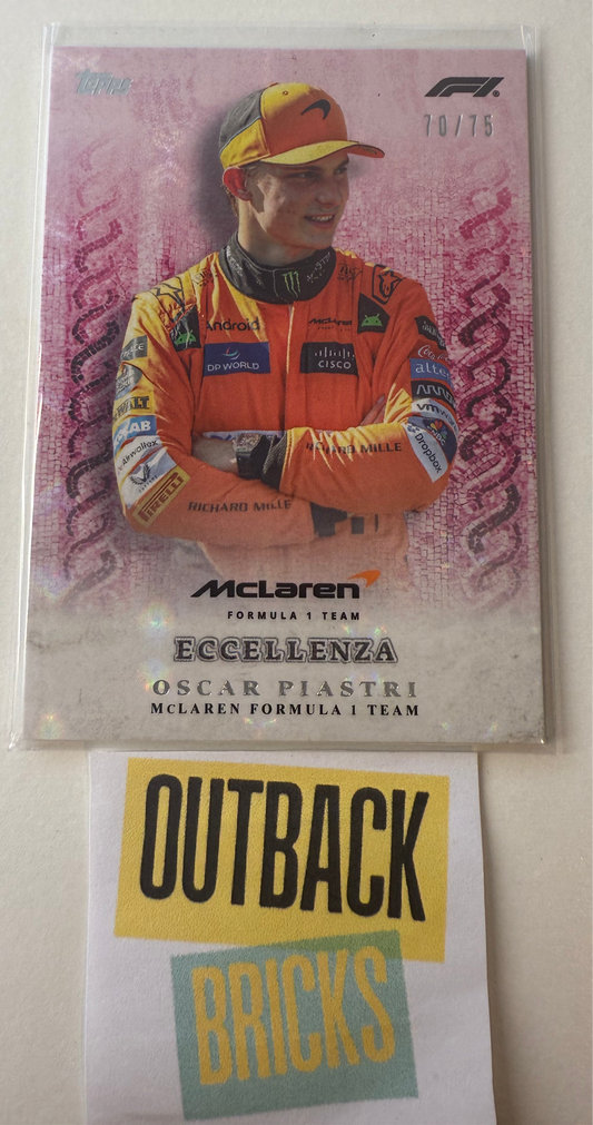 Oscar Piastri 70/75 La Passione - Topps F1 Eccellenza 2024
