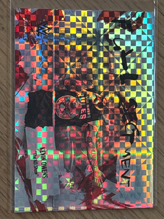 Kevin Owens Full Segment Checker #FS-KO - Topps WWE Finest 2025