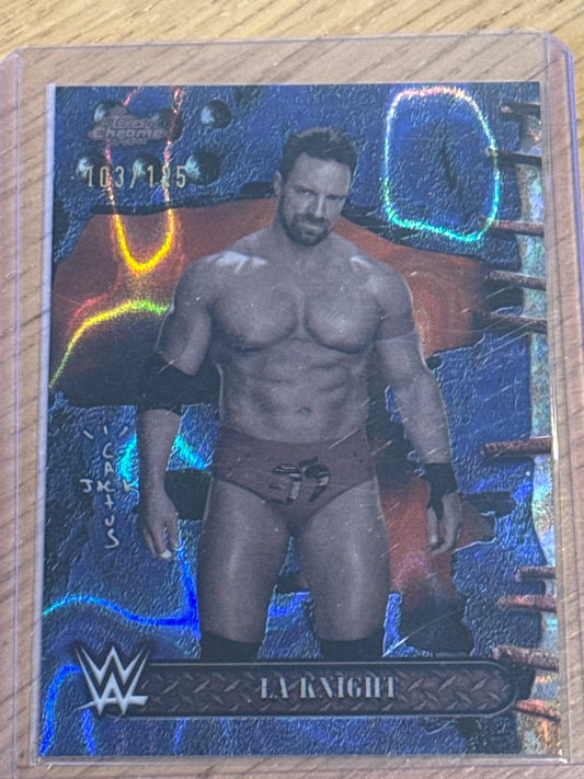 LA Knight 103/125 Blue Sonar #12 - Topps WWE Cactus Jack 2025