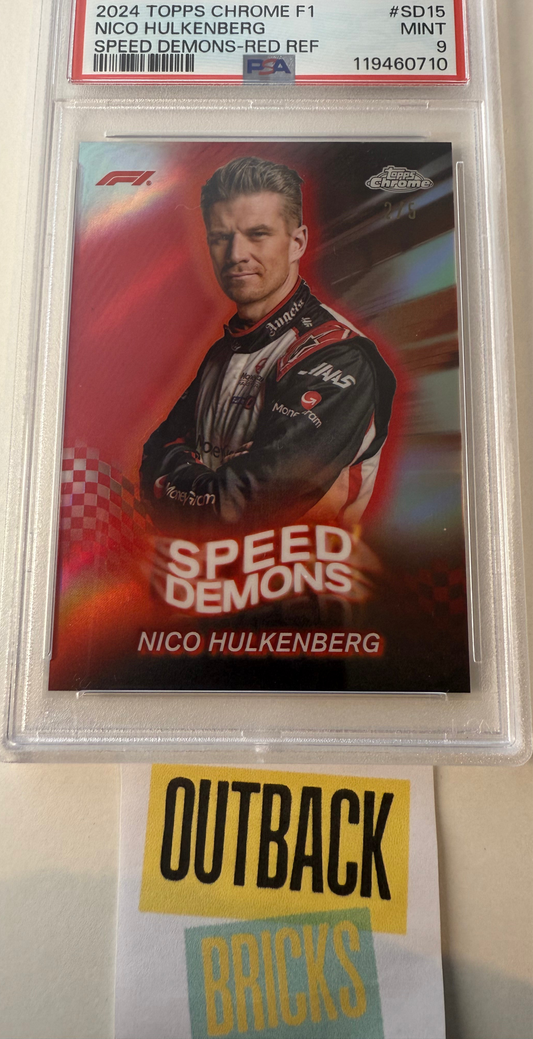 Nico Hulkenberg 2/5 Speed Demons - PSA 9 #SD-15 - Topps F1 Chrome 2024 - Graded Slab Cert 119460710
