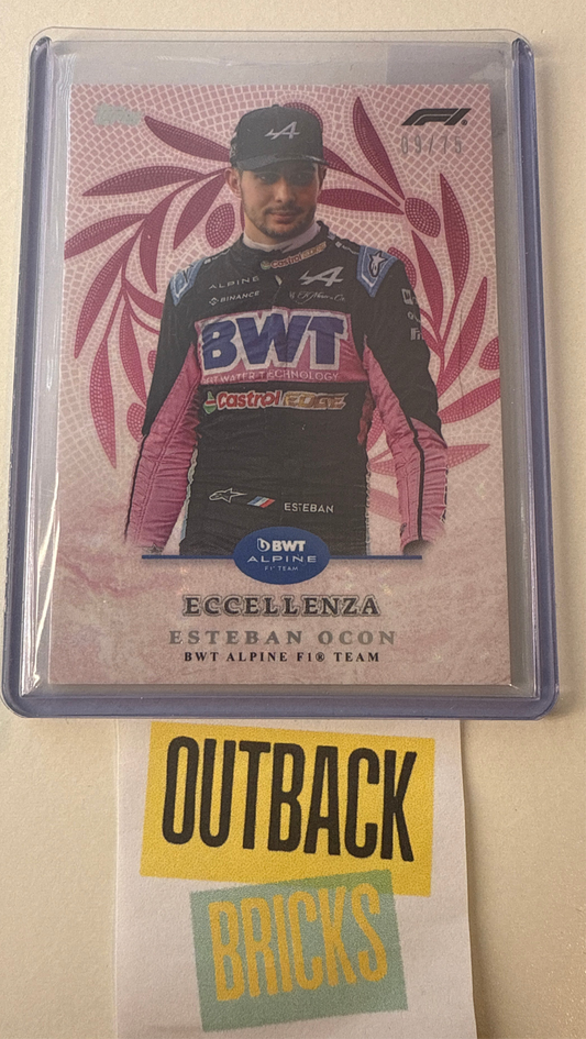 Esteban Ocon 9/75 Trionfo - Topps F1 Eccellenza 2024