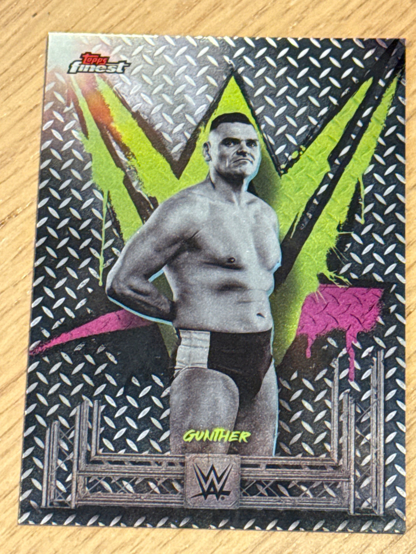 Gunther Common #13 - Topps WWE Finest 2025