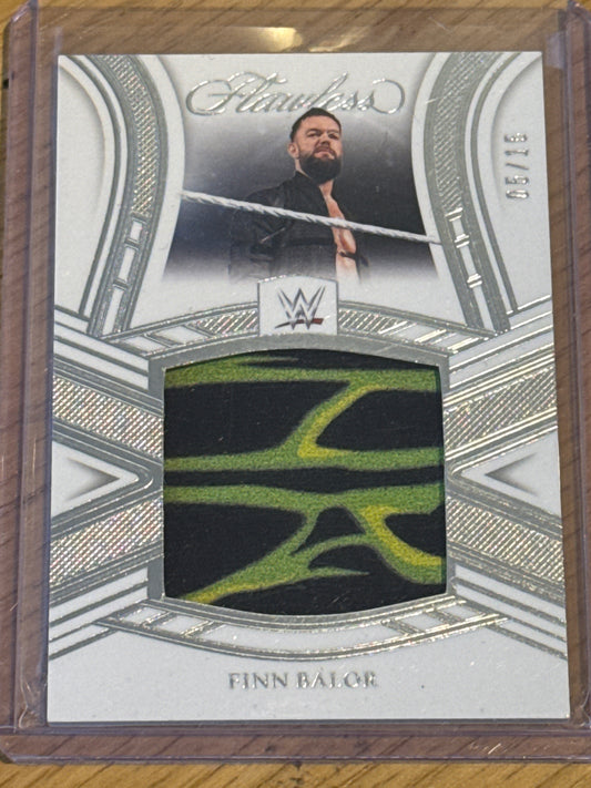 Finn Balor 5/15 Memorabilia Patch #JM-FBL - Panini WWE Flawless 2024