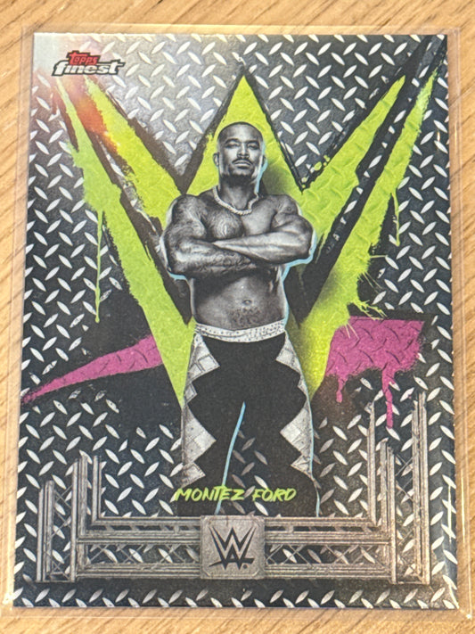 Montez Ford Common #58 - Topps WWE Finest 2025