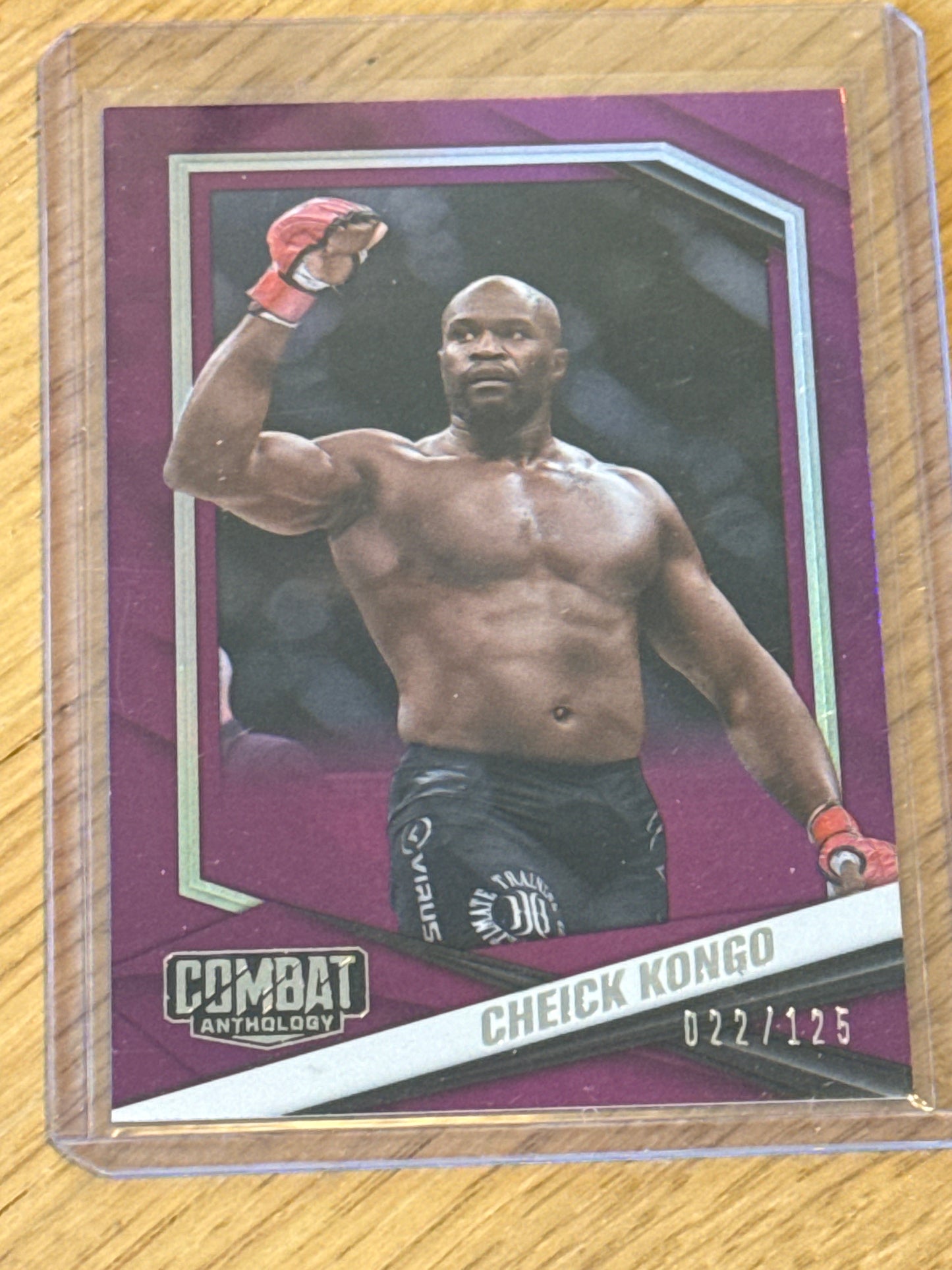 Cheick Kongo 22/125 Purple #23 - Panini Combat Anthology 2025