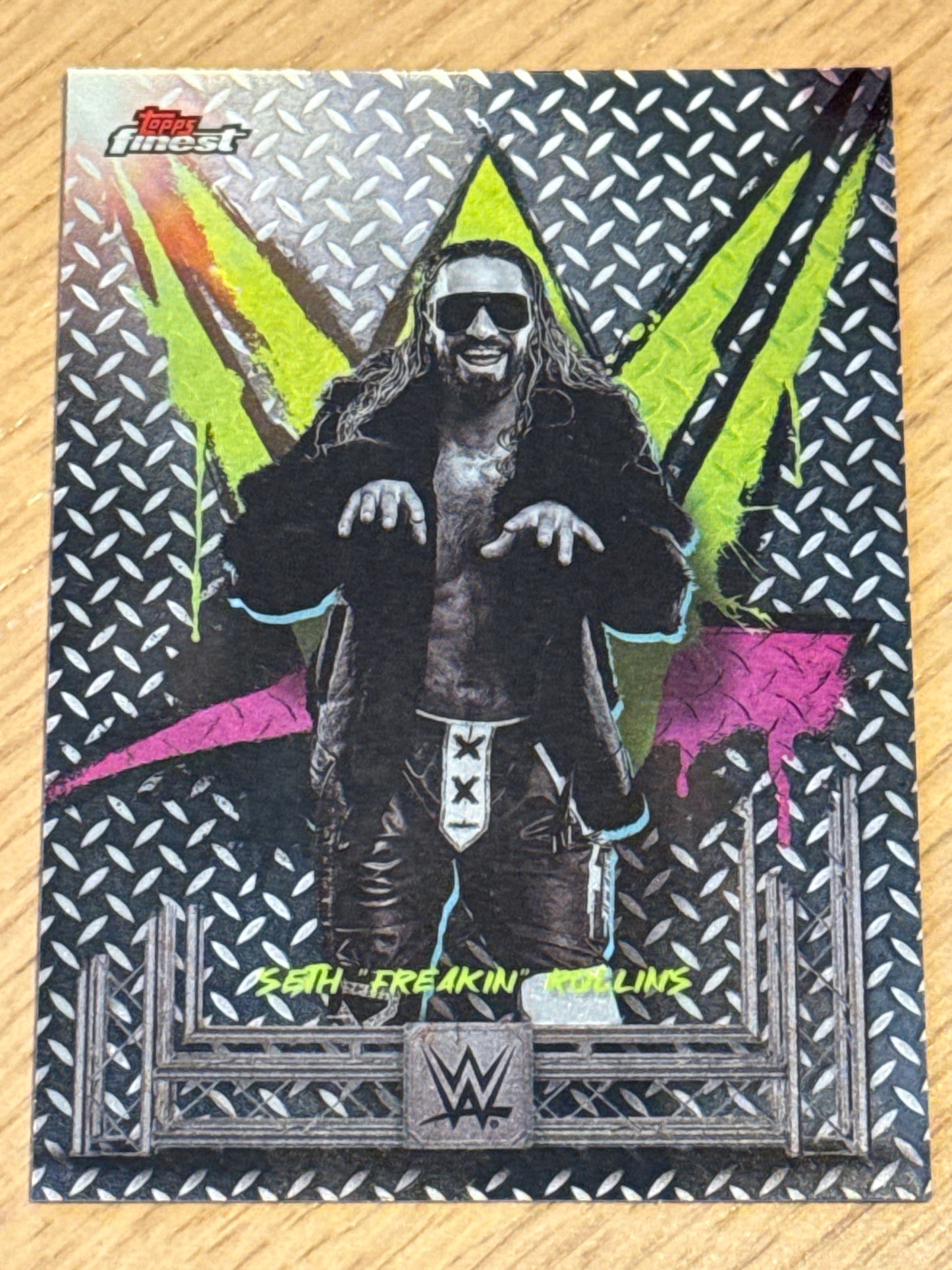 Seth Rollins Common #50 - Topps WWE Finest 2025
