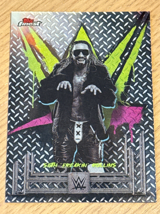 Seth Rollins Common #50 - Topps WWE Finest 2025